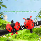 4PCS Ladybug Bicycle Bell Colourful Beetle Bike Horn Cycling Ring Bell for Road