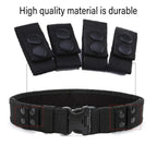 2PCS Outdoor Tactical Belt Loop Snap On Retainer Buckle Clip Holder Hiking Gear - Black