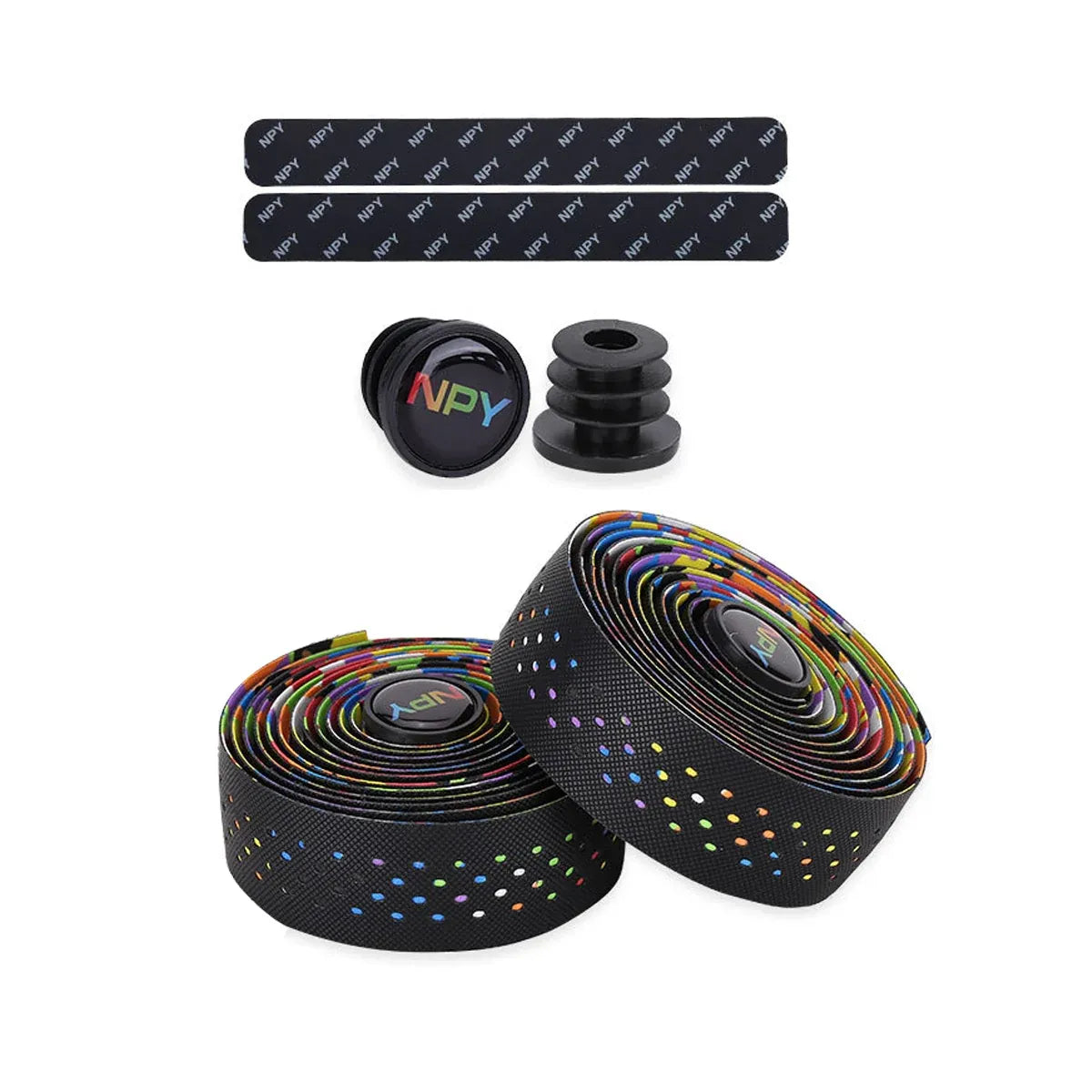 Anti Slip Breathable Road Bike Handlebar Tape Sweat Absorbing Silicone PU EVA