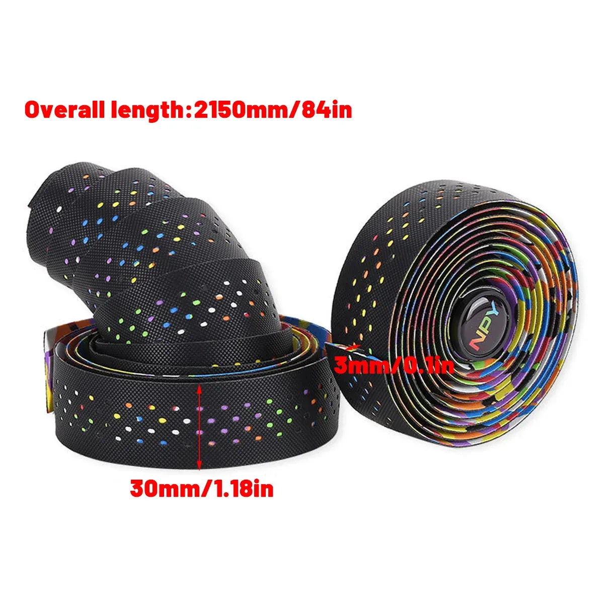 Anti Slip Breathable Road Bike Handlebar Tape Sweat Absorbing Silicone PU EVA