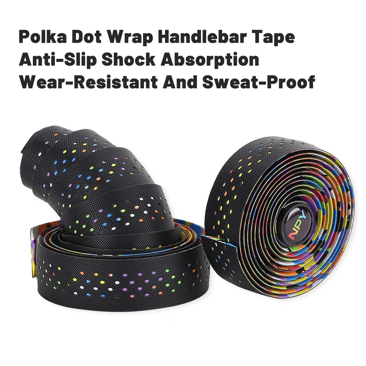 Anti Slip Breathable Road Bike Handlebar Tape Sweat Absorbing Silicone PU EVA