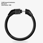 Portable Circular Combination Lock For Bicycles Motorcycles Anti Theft Security