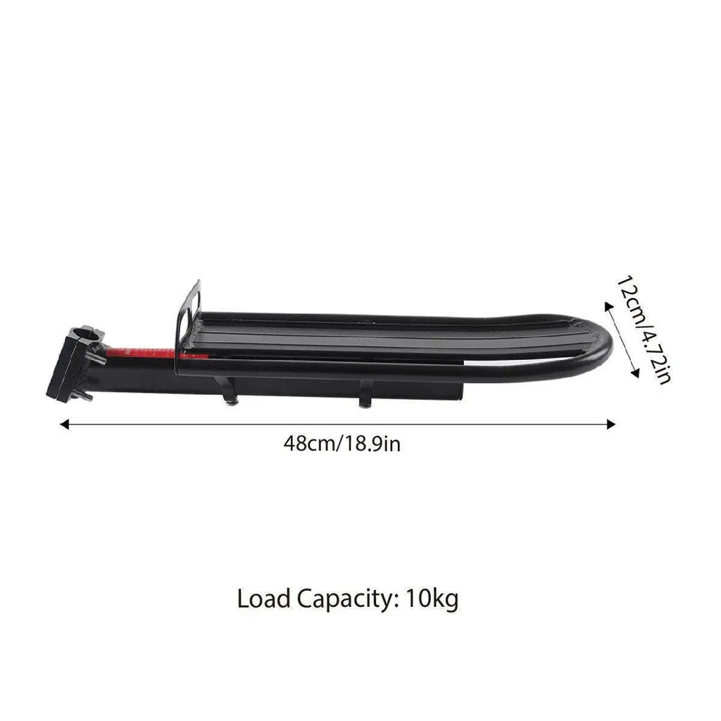 Mountain Bike Rear Rack Flat Suspension Rack Accessories Luggage Carrier Shelf
