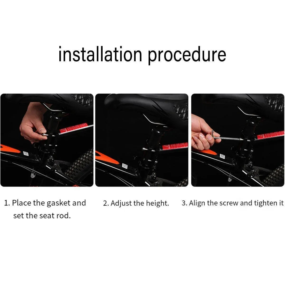 Mountain Bike Rear Rack Flat Suspension Rack Accessories Luggage Carrier Shelf