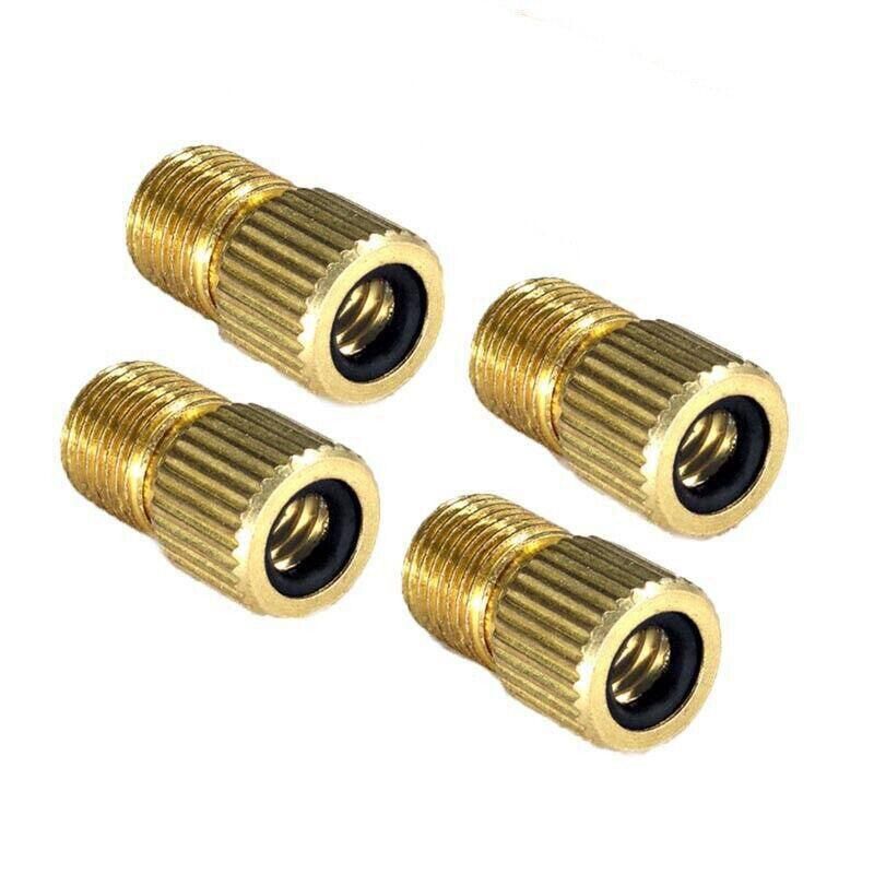 Bicycle Pump Adapters Converter Presta To Schrader Bike Valve Tyre Connector Au - 4PCS