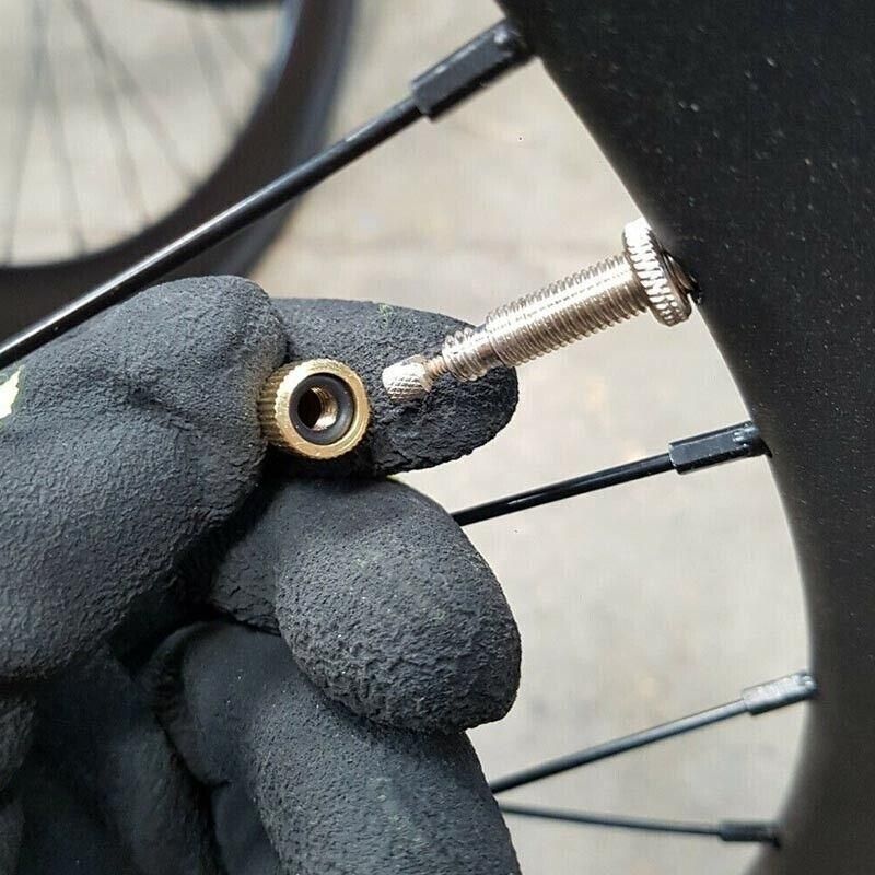 Bicycle Pump Adapters Converter Presta To Schrader Bike Valve Tyre Connector Au - 5PCS