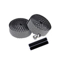 2X Thick Bicycle Handlebar Tape Bar Drop Wrap Mtb Road Bike Anti-Slip Punch - White