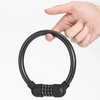 4 Digit Combination Bike Cable Lock Anti Theft for Bicycle Scooter