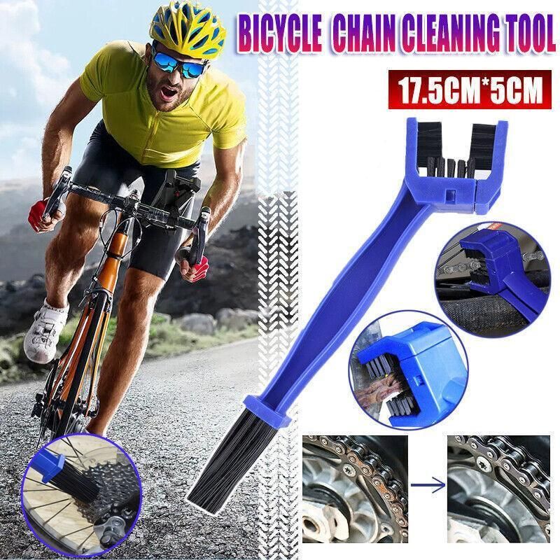 Cycling Bicycle Motorcycle Chain Cleaning Tool Gear Grunge Brush Cleaner Plastic