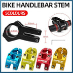 MTB Mountain Bike Handlebar Stem 31.8mm Aluminium Alloy Short Stem Cycling Part - Blue