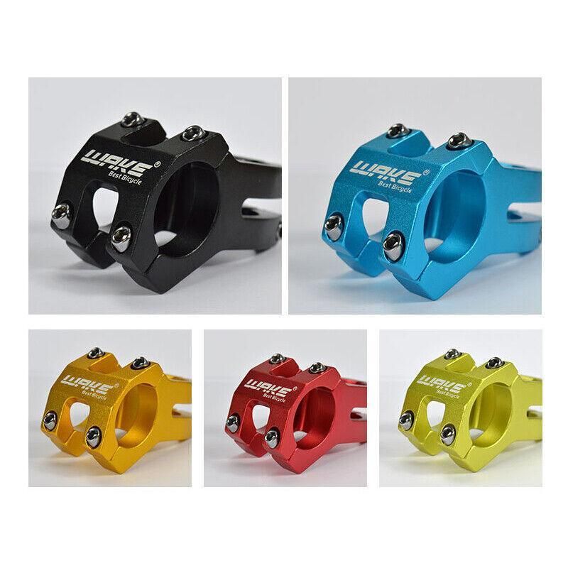 MTB Mountain Bike Handlebar Stem 31.8mm Aluminium Alloy Short Stem Cycling Part - Red
