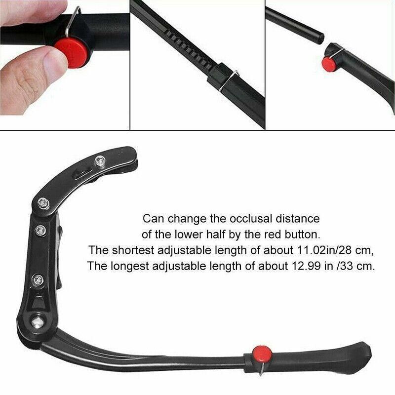 Adjustable Bike Side Kickstand 24 to 29 Inch Bicycle Parking Stand