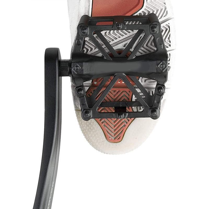 Bike Pedals Alloy Mountain Road MTB Colored Bicycle Nonslip Cycling Pedals 9/16" - Black