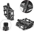 Bike Pedals Alloy Mountain Road MTB Colored Bicycle Nonslip Cycling Pedals 9/16" - Green