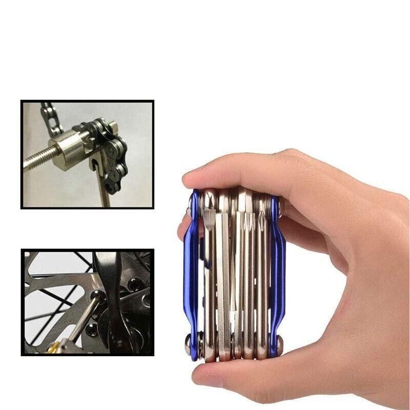 Bicycle Chain Multi-Function Bike Portable Breaker Tool Repair Kit Extractor