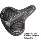 Wide Big Bum Bike Bicycle Gel Cruiser Comfort Saddle Seat Sporty Soft Cushion Au