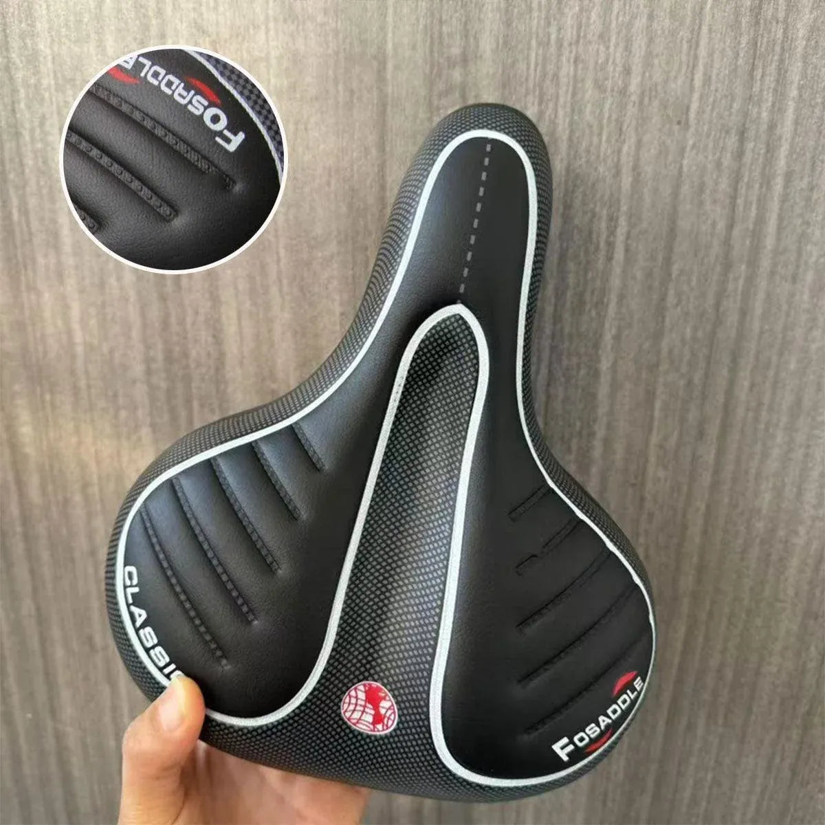 Wide Big Bum Bike Bicycle Gel Cruiser Comfort Saddle Seat Sporty Soft Cushion Au
