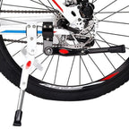 Rear Adjustable Kickstand for Mountain Bicycle Road Bike Parking Support Leg - White