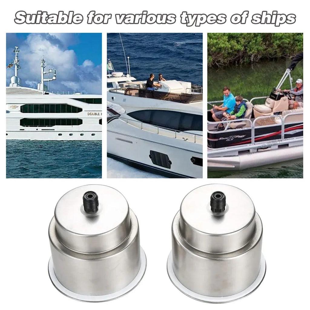 2PCS Boat Cup Holder Yacht Drink Rack Marine Tea Beverage Mount for Watercraft