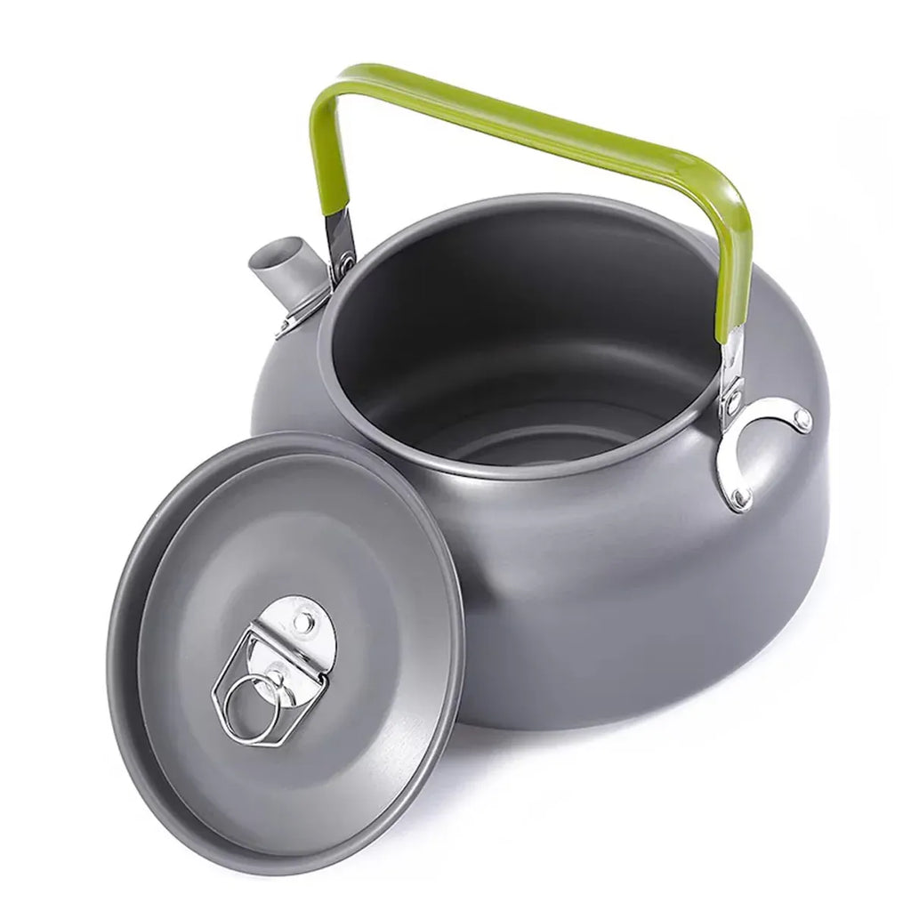1.2L Outdoor Teapot Camping Hiking Portable Aluminum Kettle Coffee Pot Travel
