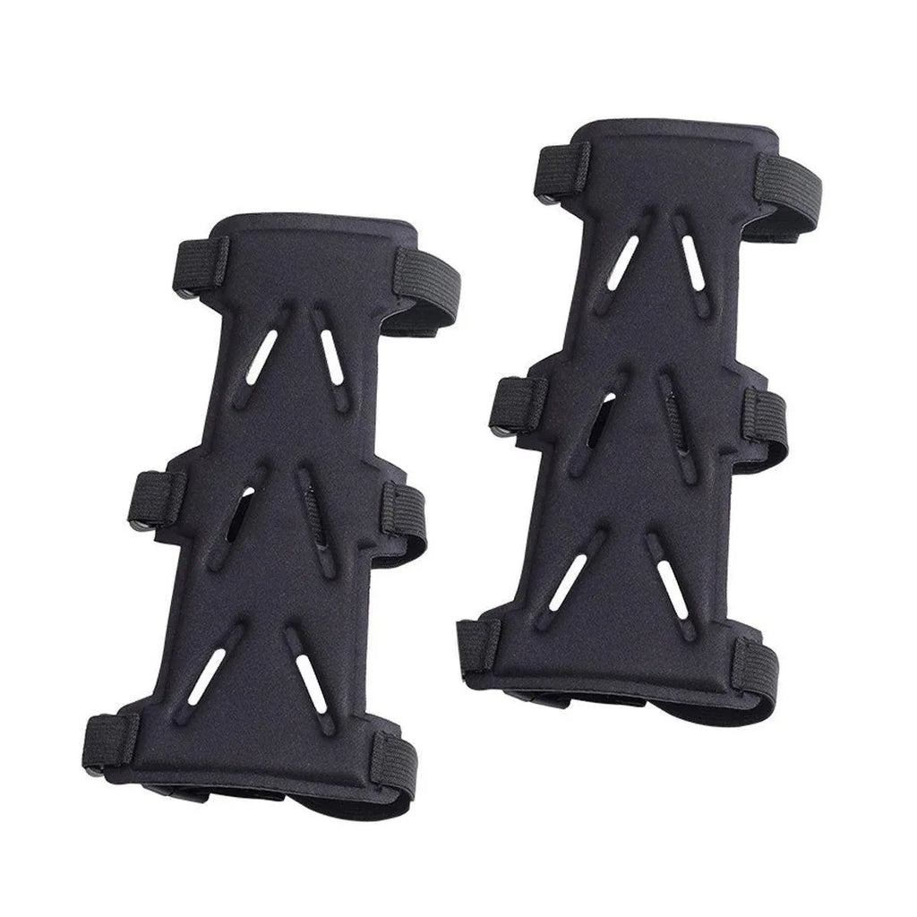 2X Archery Arm Guard Finger Guard Protective Gear For Practice Openwork