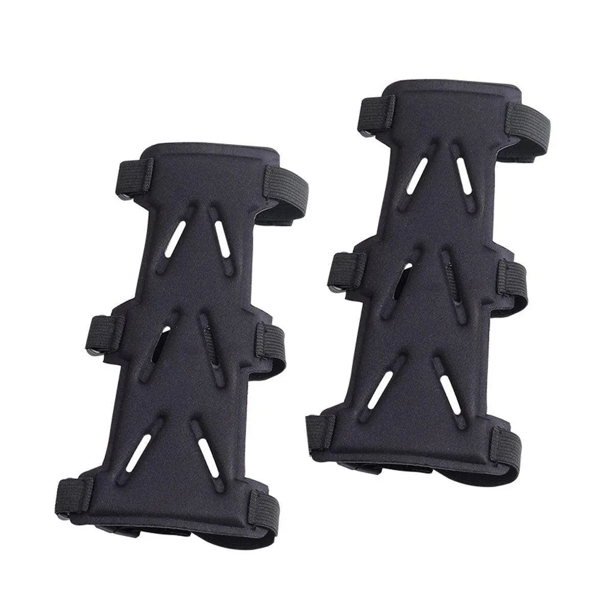 2X Archery Arm Guard Finger Guard Protective Gear For Practice Openwork