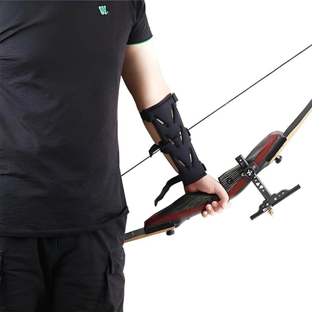 2X Archery Arm Guard Finger Guard Protective Gear For Practice Openwork