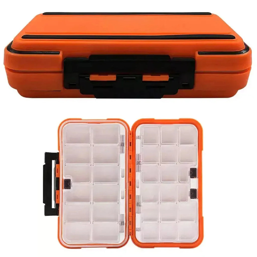 Fishing Tackle Box Gear Storage Case Hook Accessory Organizer Tool Box Portable - L