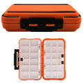 Fishing Tackle Box Gear Storage Case Hook Accessory Organizer Tool Box Portable - L
