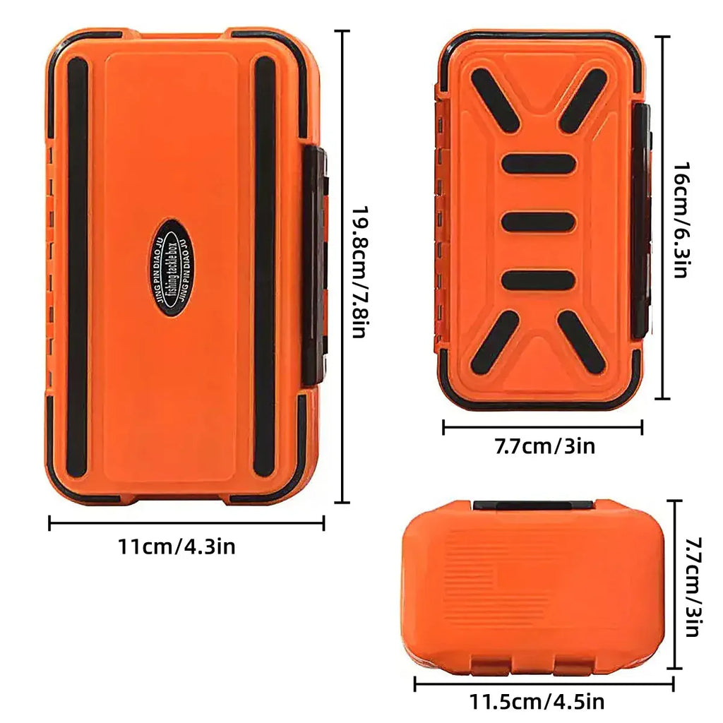 Fishing Tackle Box Gear Storage Case Hook Accessory Organizer Tool Box Portable - L