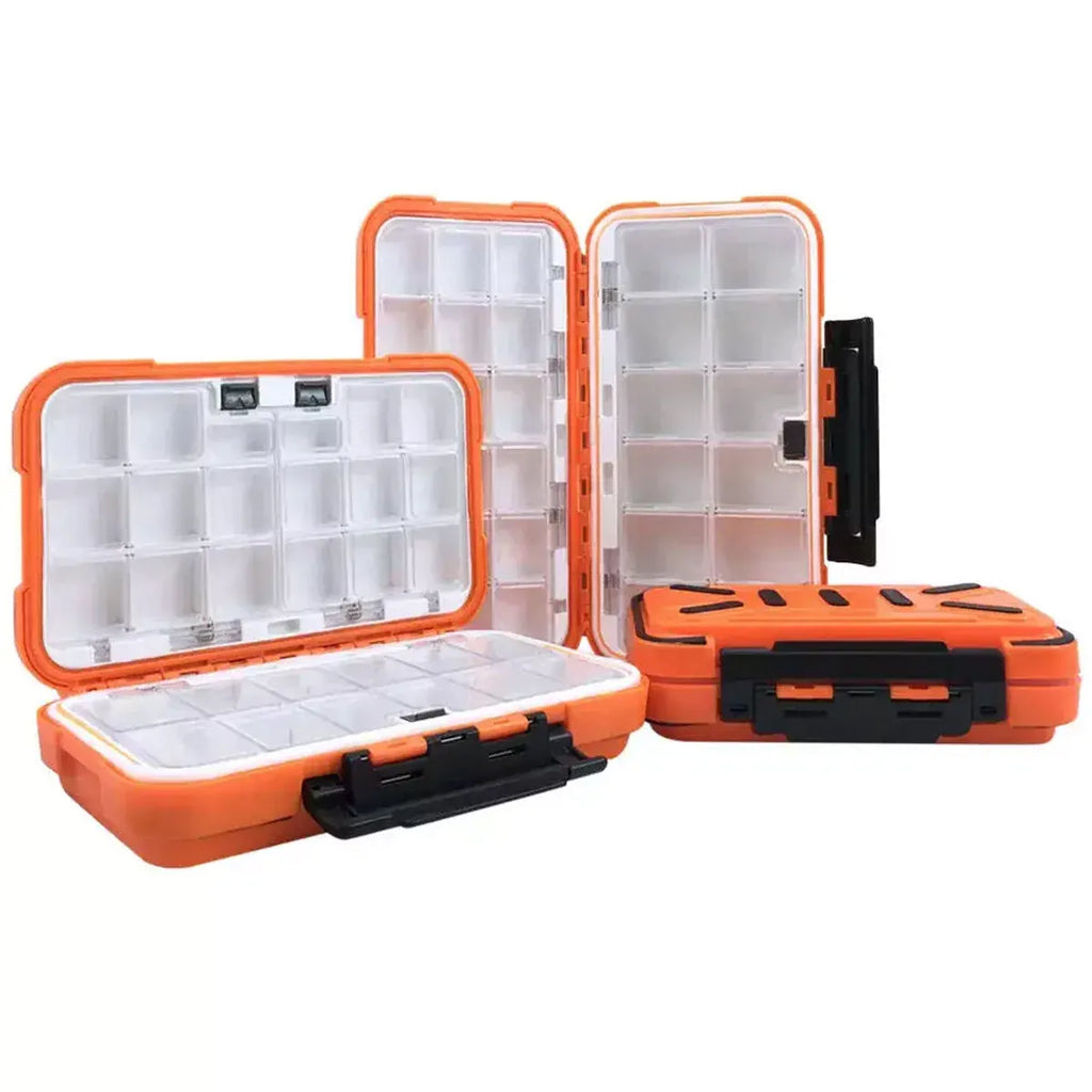 Fishing Tackle Box Gear Storage Case Hook Accessory Organizer Tool Box Portable - L