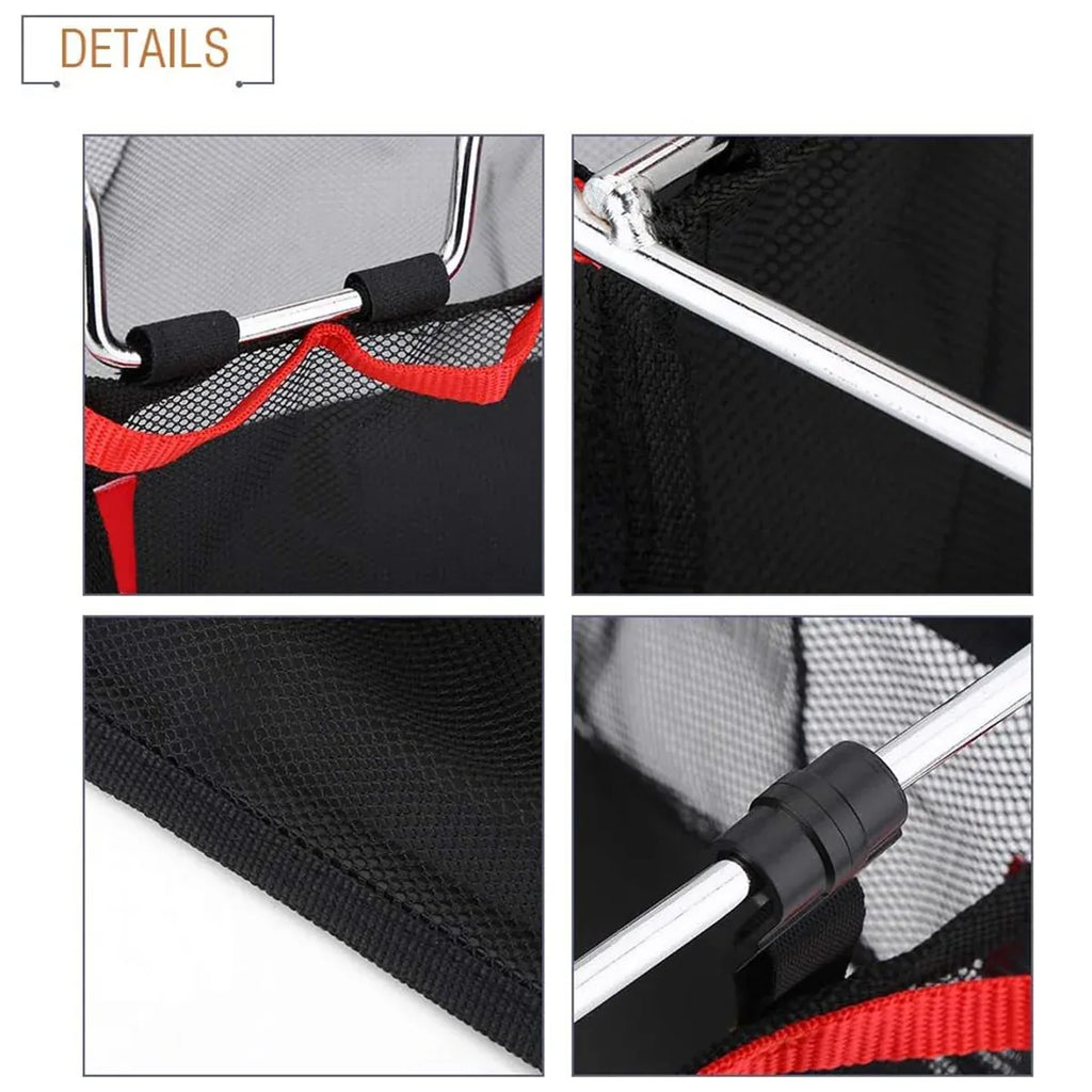 Foldable Stainless Steel Camping Trash Rack Portable