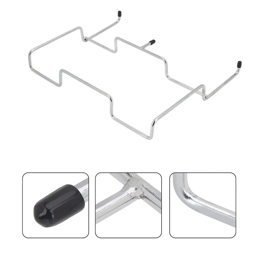 Foldable Stainless Steel Camping Trash Rack Portable