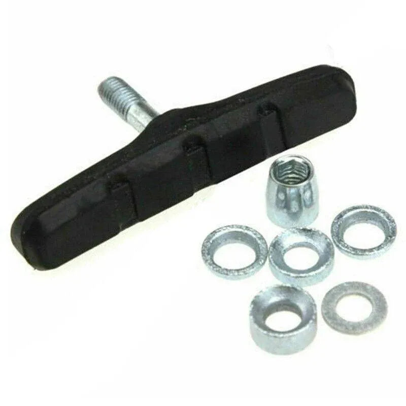 4Pcs Mountain Bicycle V Braking Pads Blocks Shoes For Bike V Brake System Black