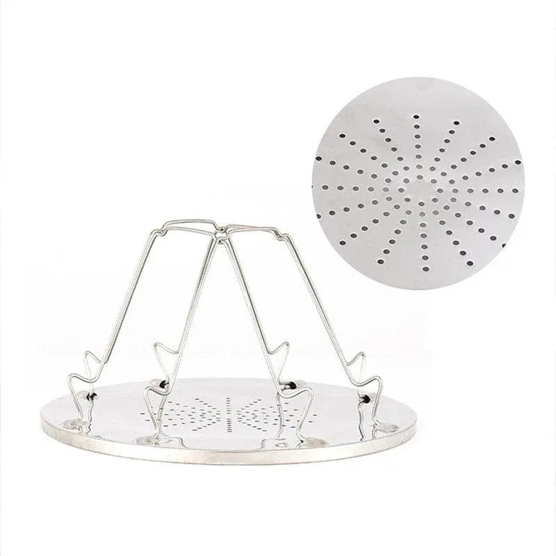 Outdoor Toast Rack Camping Picnic Grill Foldable Bread Holder Stainless Steel