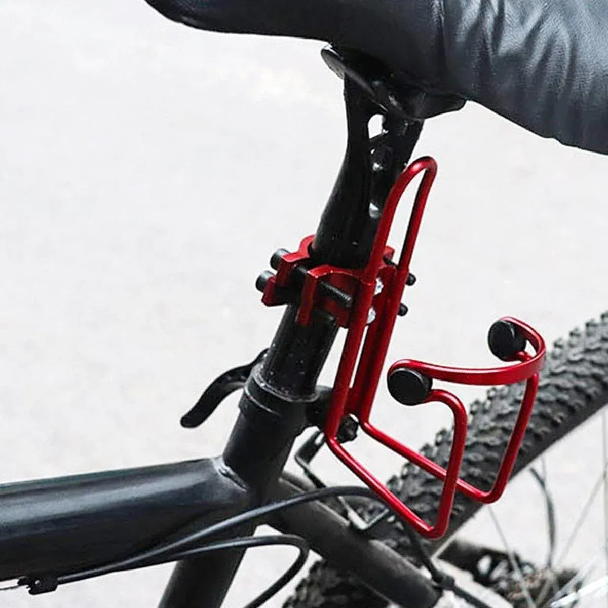 Durable Aluminum Alloy Water Bottle Holder for MTB Bike Bicycle Cycling Cage - Black