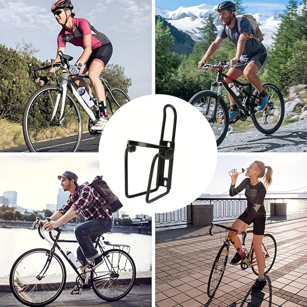 Durable Aluminum Alloy Water Bottle Holder for MTB Bike Bicycle Cycling Cage - Silver