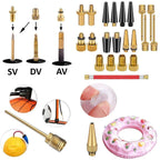 21pcs Bicycle Valve Adapter Set Universal Bike Tire Valve Converter Group Kit
