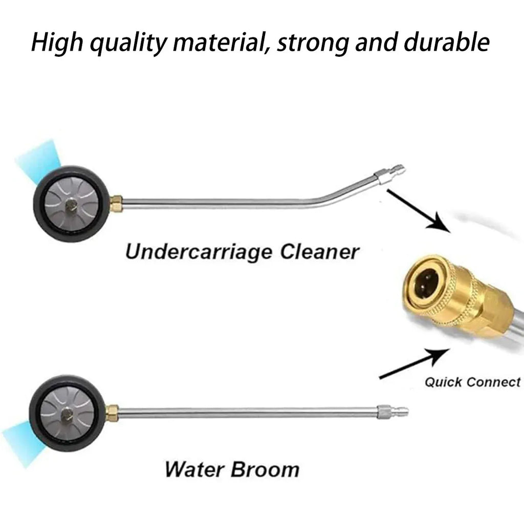 High Pressure Washer Surface Cleaner Attachment For Floor Car Chassis Cleaning