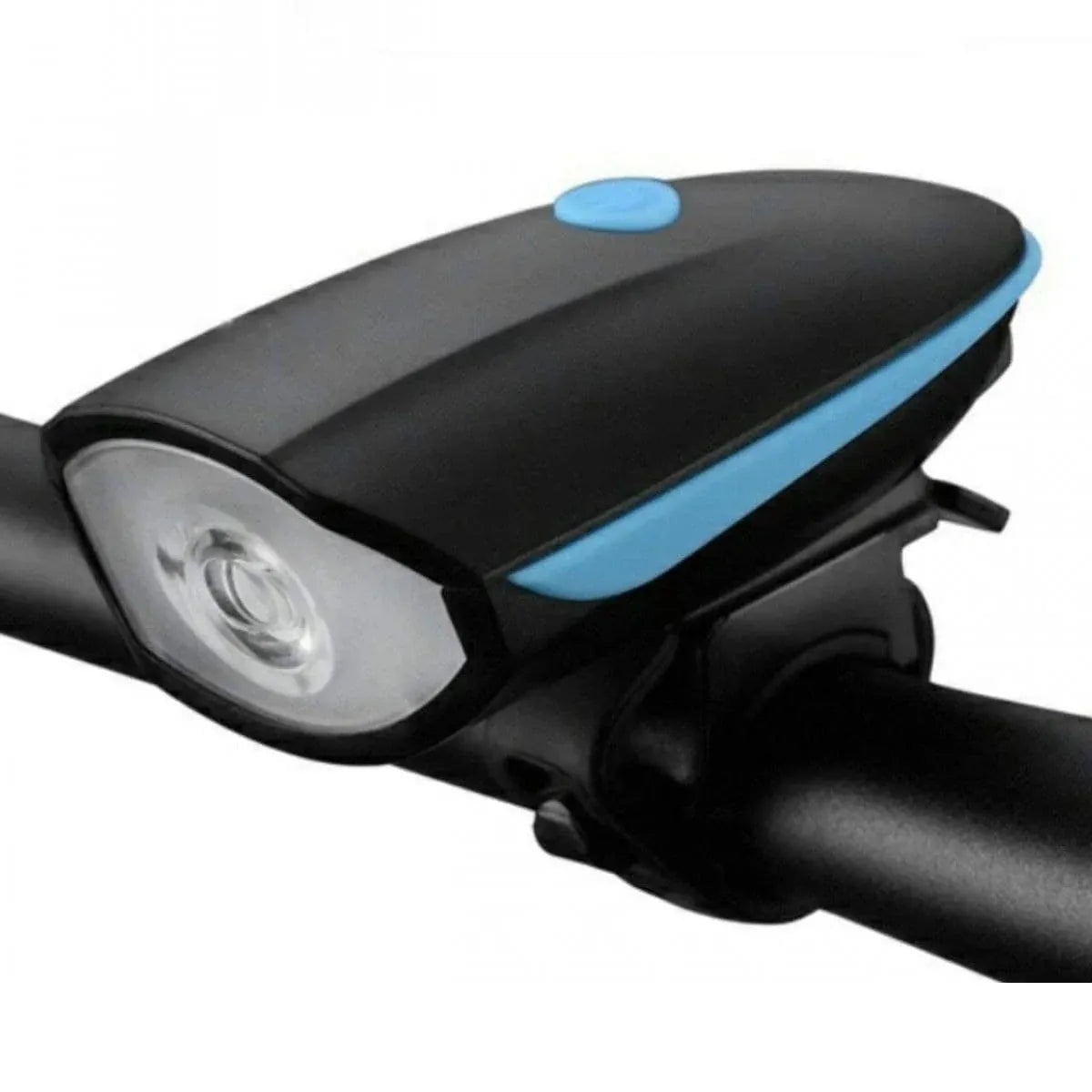 1-Piece Rechargeable Bicycle Headlight with Horn