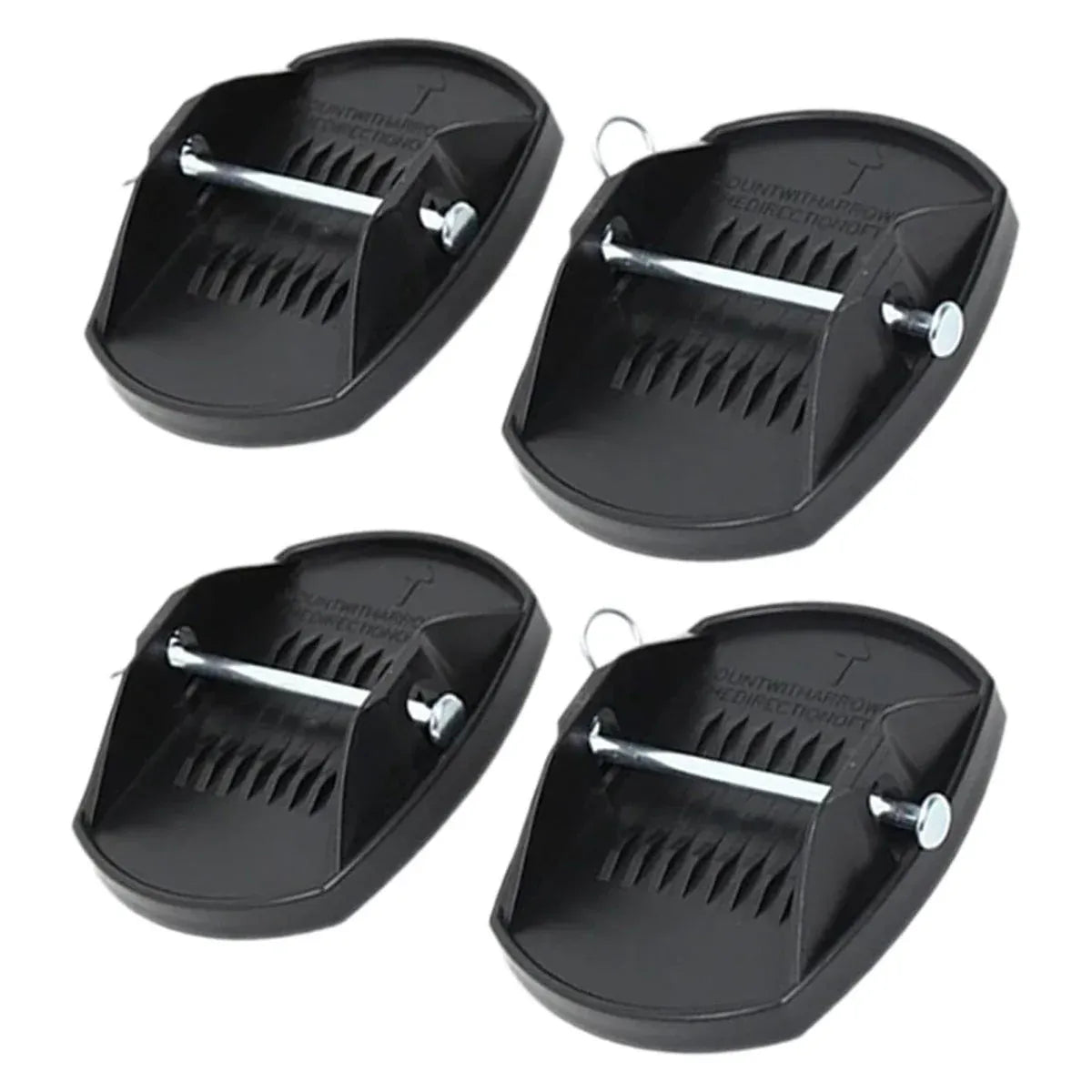 RV Support Brackets 4pcs Universal Stabiliser Pads Anti Sinking Feet For Trailer
