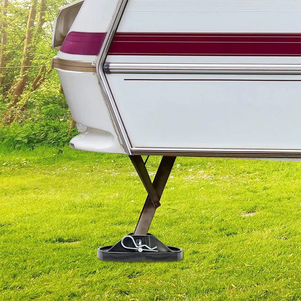 RV Support Brackets 4pcs Universal Stabiliser Pads Anti Sinking Feet For Trailer
