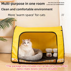 Foldable Pet Tent Large Cat Nest Indoor Cage Enclosure Kitten Delivery Space - M