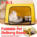 Foldable Pet Tent Large Cat Nest Indoor Cage Enclosure Kitten Delivery Space - S