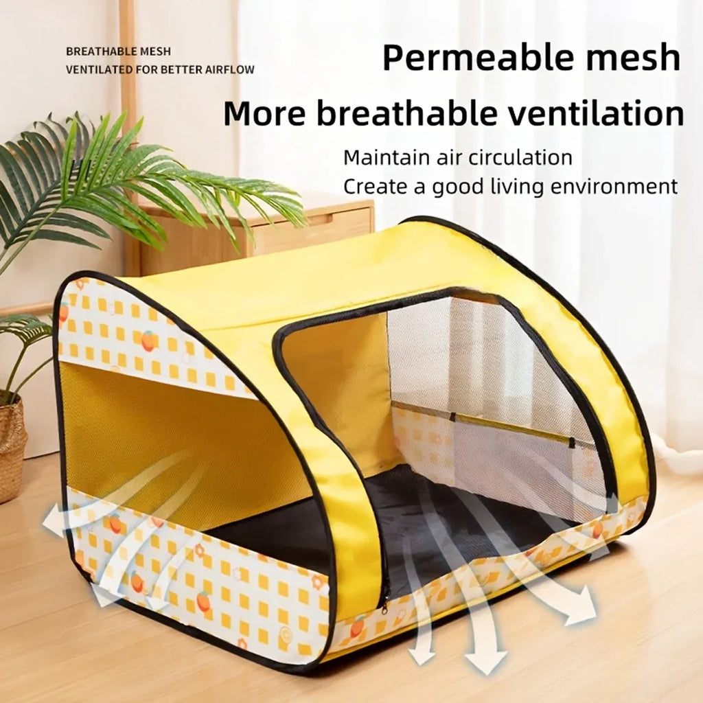 Foldable Pet Tent Large Cat Nest Indoor Cage Enclosure Kitten Delivery Space - S