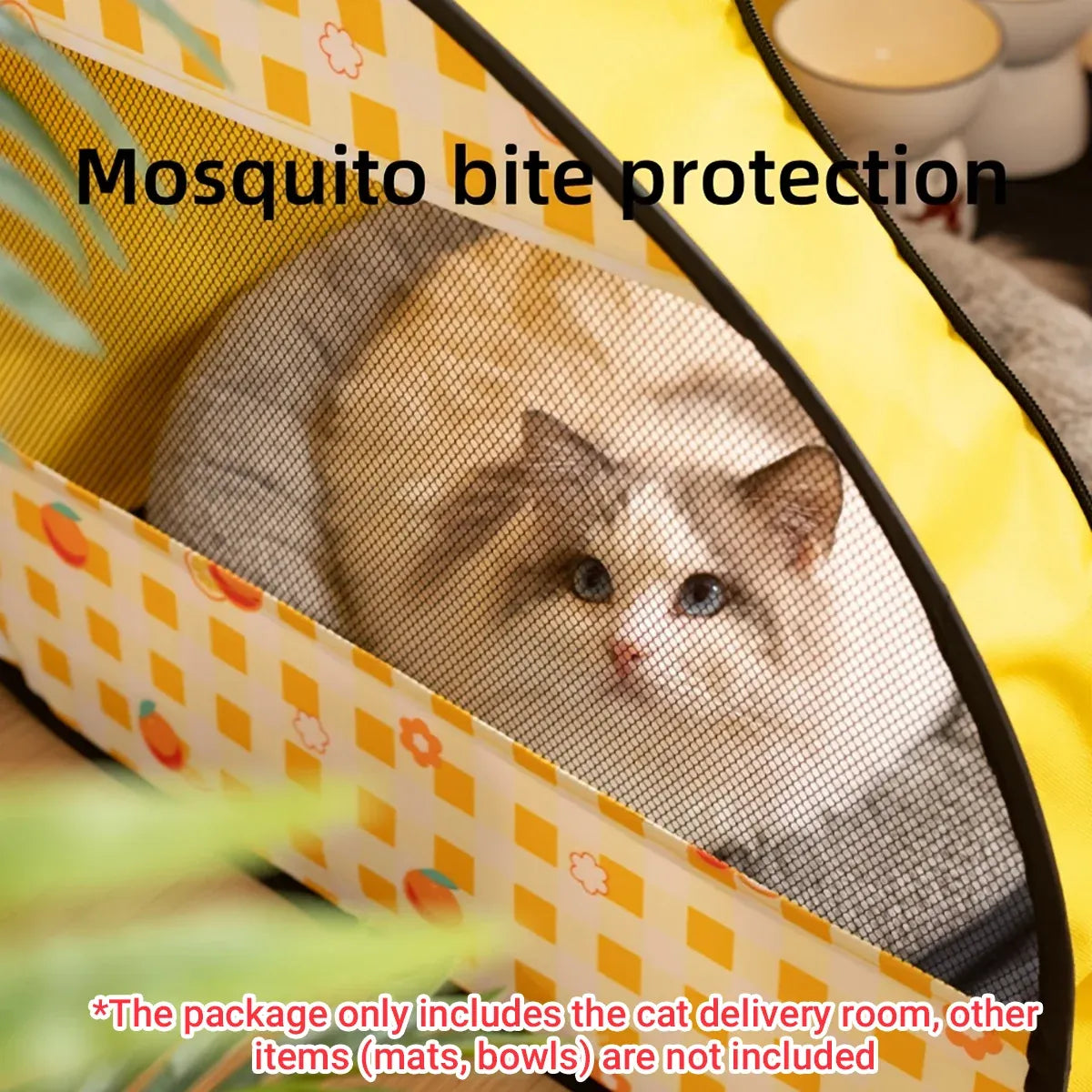 Foldable Pet Tent Large Cat Nest Indoor Cage Enclosure Kitten Delivery Space - S