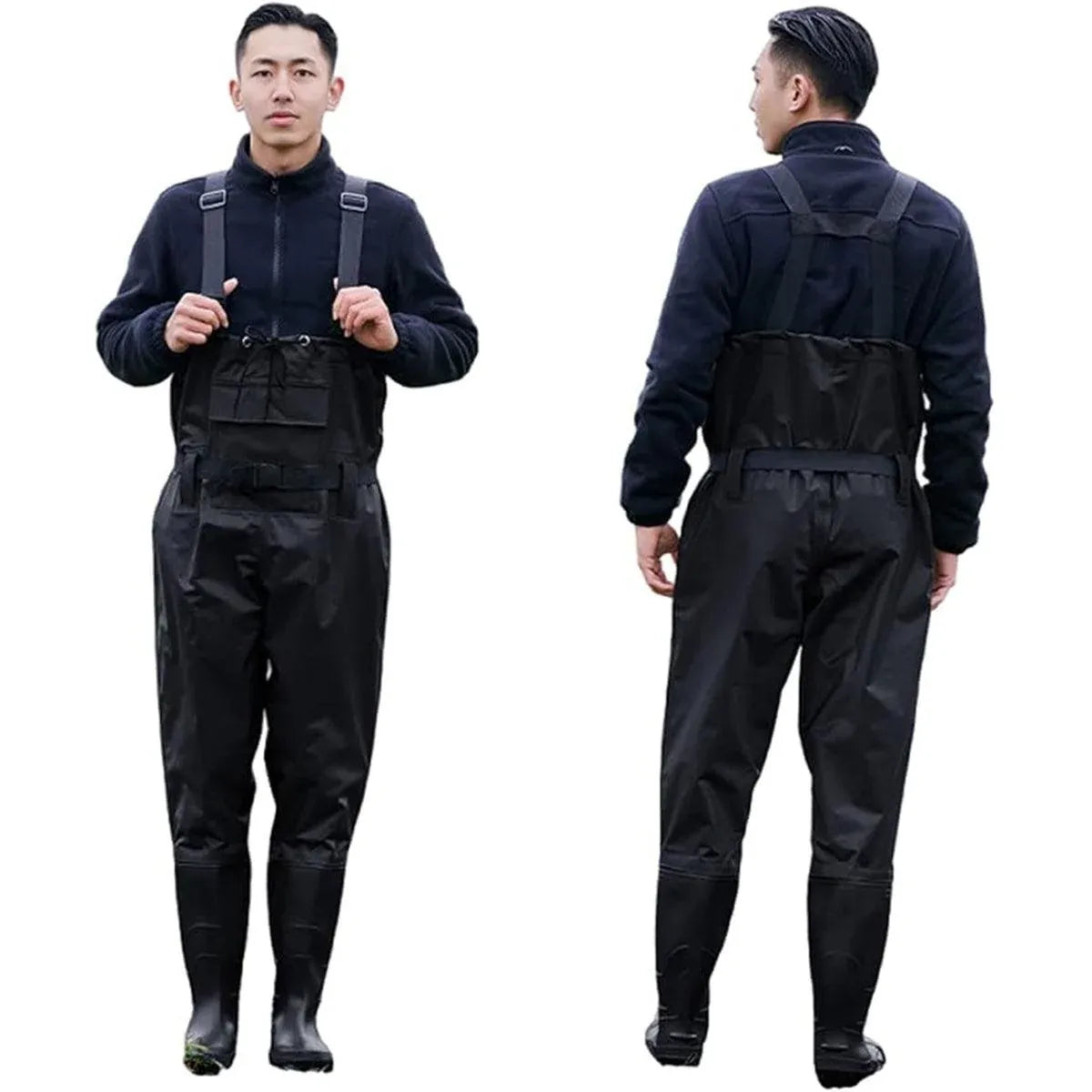 Waterproof Ultra Light Breathable Wading Pants Nylon Half Length Gear - Black-39
