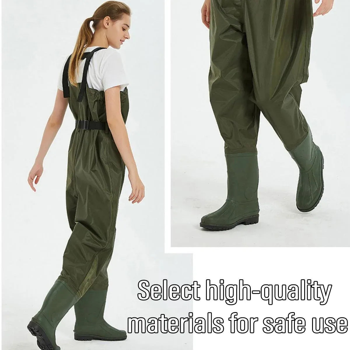 Waterproof Ultra Light Breathable Wading Pants Nylon Half Length Gear - Black-43