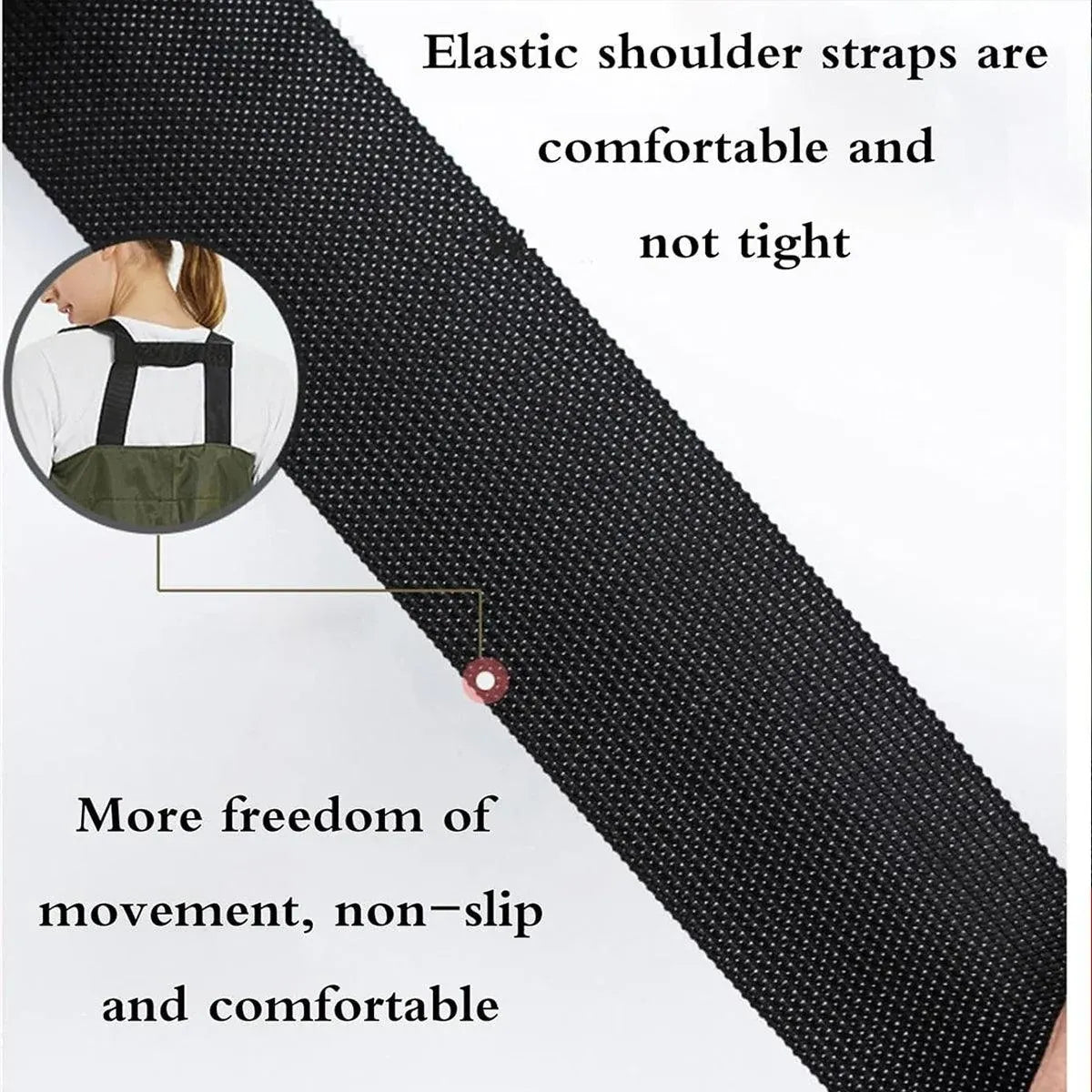 Waterproof Ultra Light Breathable Wading Pants Nylon Half Length Gear - Black-43