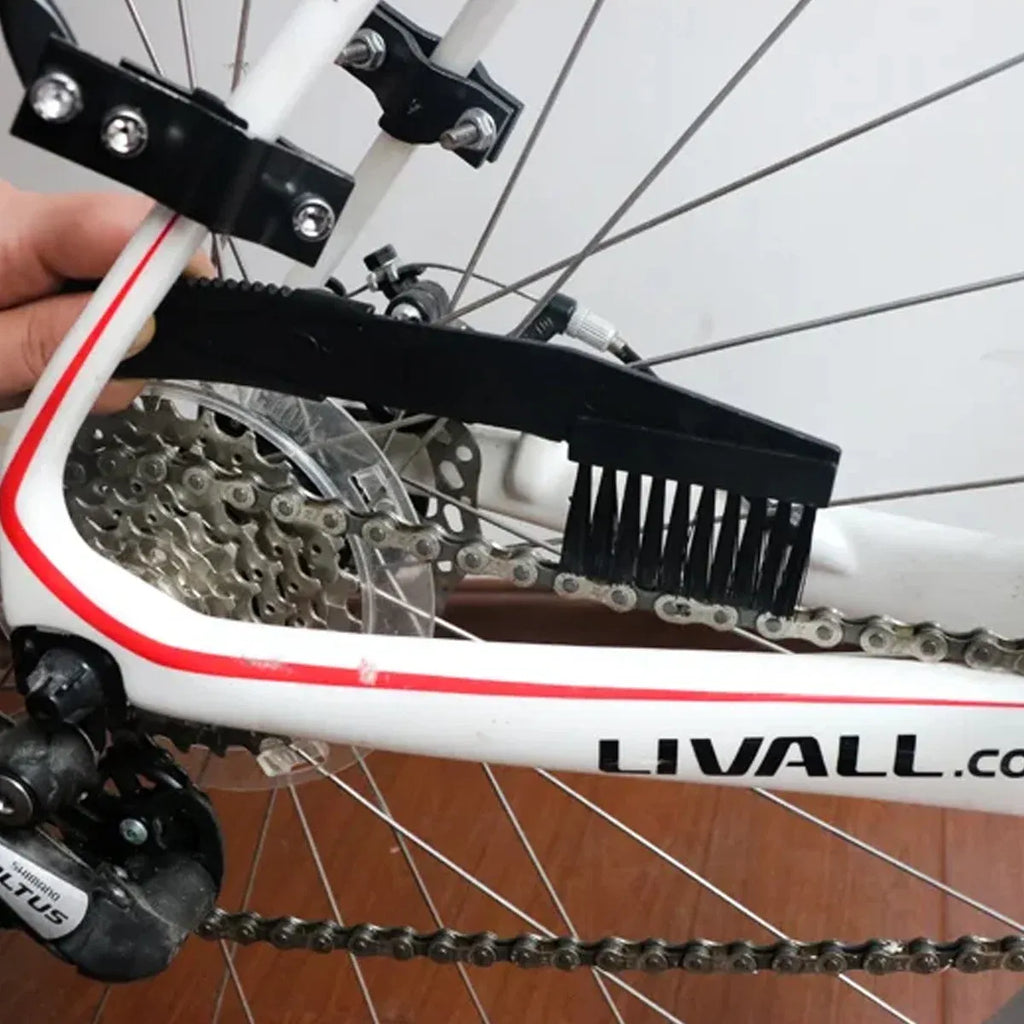 10 Piece Bike Cleaning Brush Kit Bicycle Maintenance Tool Set for Chain and Gear
